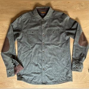 Brooklyn Industries Grey Long Sleeve Wool Shirt - L